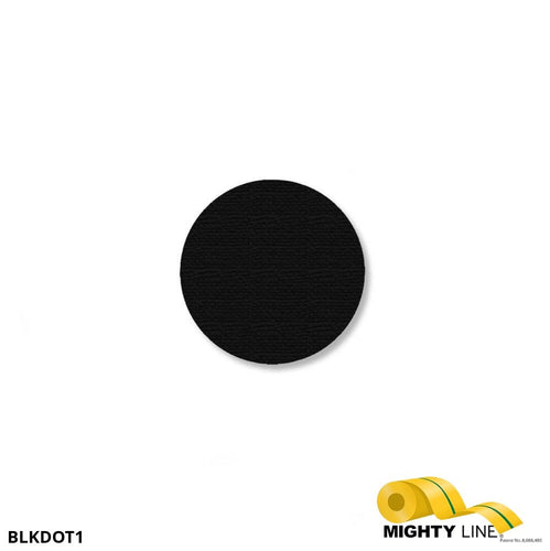 1 Inch Black Floor Marking Dots - 5S Floor Tape LLC