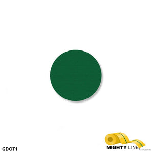 1 Inch Green Floor Marking Dots - 5S Floor Tape LLC