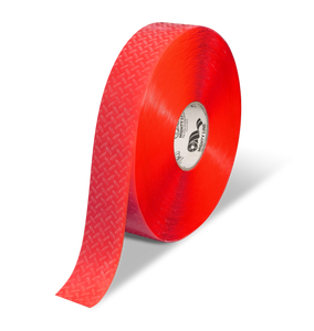 Mighty Line 2" Anti-Slip Red Solid Color Floor Tape - MIGHTY TAC - 100' Roll