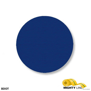 3.5 Inch Blue Floor Marking Dots - 5S Floor Tape LLC