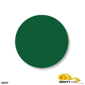 3.5 Inch Green Floor Marking Dots - 5S Floor Tape LLC