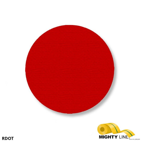 3.5 Inch Red Floor Marking Dots