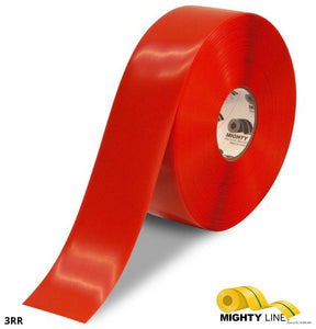 Red Floor Tape from 5SFloorTape.com – 100’ Roll – 3 Inch Wide - 5S Floor Tape LLC