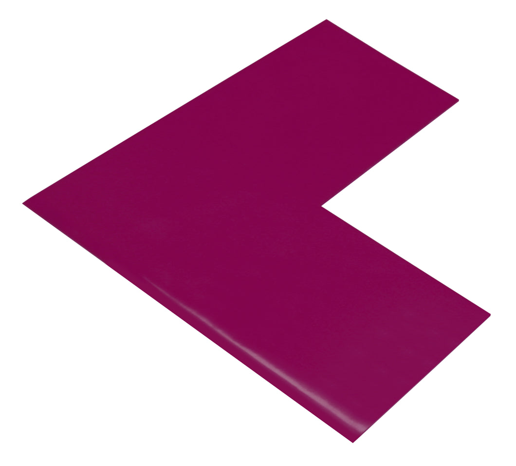 4 Inch Purple Floor Marking Corners - 5S Floor Tape LLC