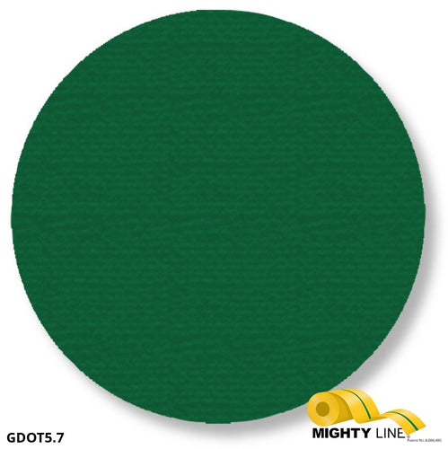 5.7 Inch Green Floor Marking Dots - 5S Floor Tape LLC