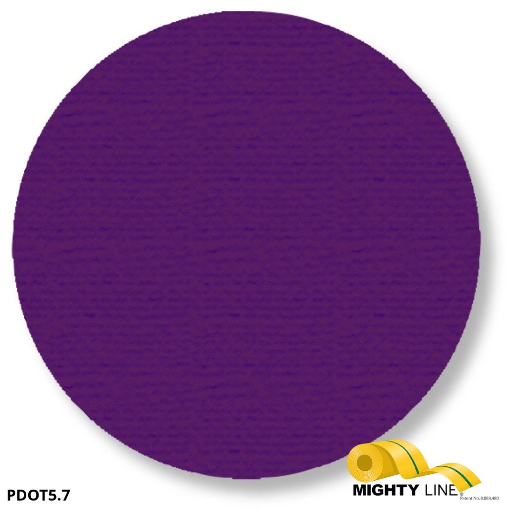 5.7 Inch Purple Floor Marking Dots - 5S Floor Tape LLC