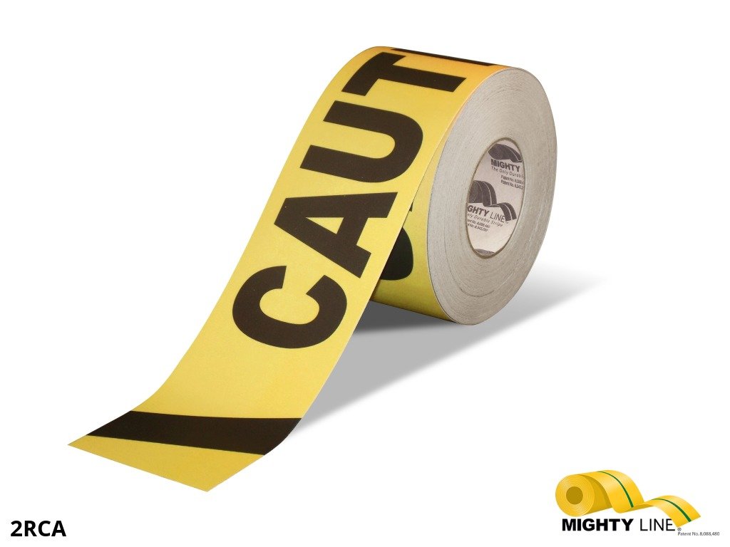 2 Inch – Caution Floor Tape – 100’ Roll - 5S Floor Tape LLC