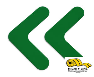 Green Mighty Line 1" Solid Color Rounded Angles