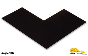 3 Inch Black Floor Marking Corners - 5S Floor Tape LLC