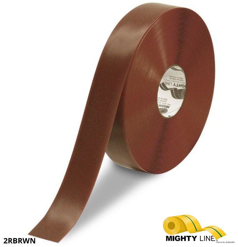 Brown Floor Tape from 5SFloorTape.com – 100’ Roll – 2 Inch Wide - 5S Floor Tape LLC