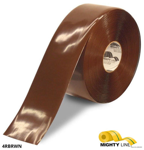 Brown Floor Tape from 5SFloorTape.com – 100’ Roll – 4 Inch Wide