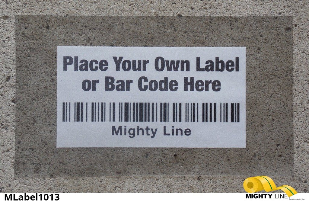 Mighty Line Heavy Duty Floor Label – 50mm Thick – Pack of 50 – 10 Inch x 13 Inch - 5S Floor Tape LLC