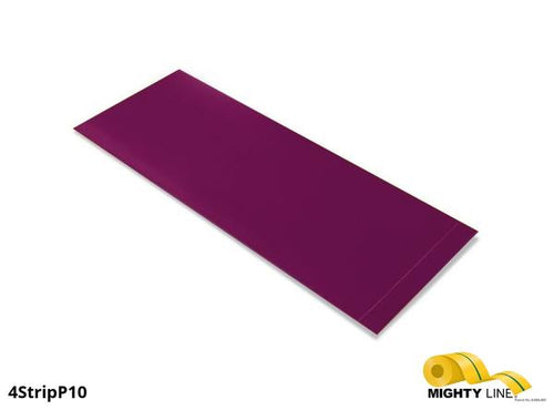 4 Inch Wide Mighty Line PURPLE Segments - Floor Marking - 10