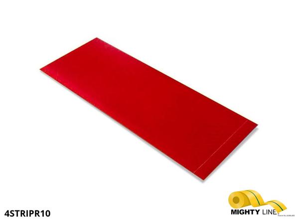 4 Inch Wide Mighty Line RED Segments - Floor Marking - 10