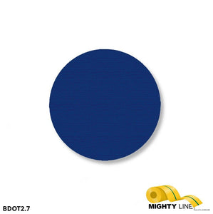 2.7 Inch Blue Floor Marking Dots - 5S Floor Tape LLC