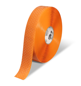 Mighty Line 2" Anti-Slip Orange Solid Color Floor Tape - MIGHTY TAC - 100' Roll
