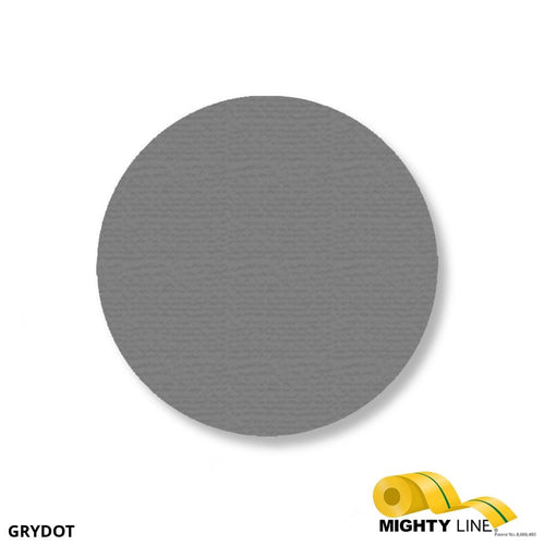 3.5 Inch Gray Floor Marking Dots - 5S Floor Tape LLC
