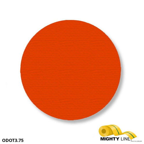 3.75 Inch Orange Floor Marking Dots