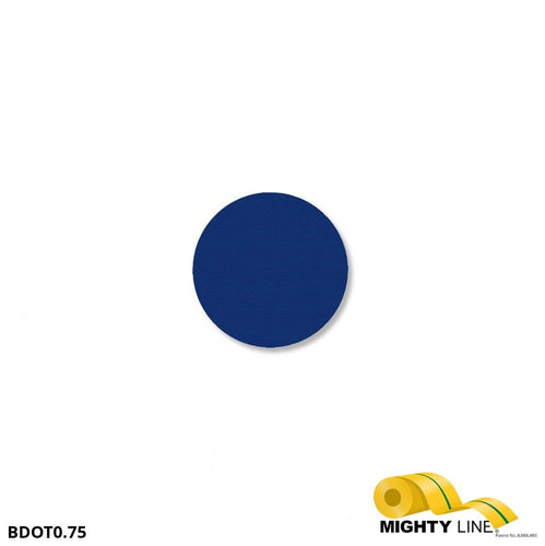 0.75 Inch Blue Floor Marking Dots