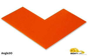 3 Inch Orange Floor Marking Corners - 5S Floor Tape LLC