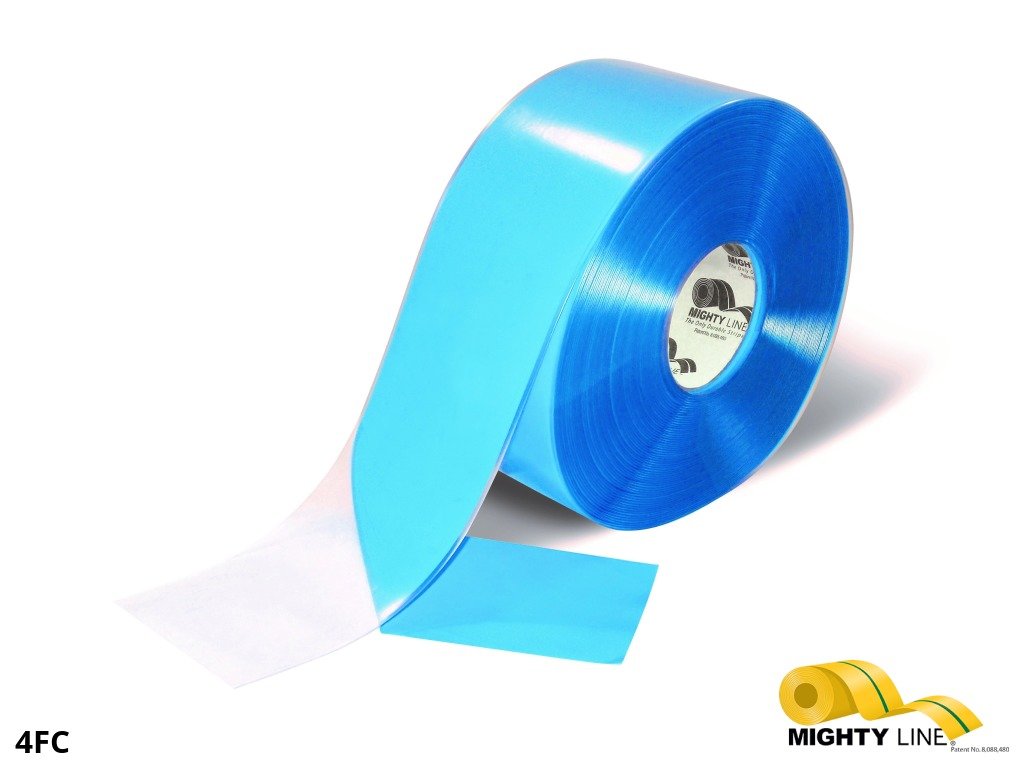 Clear Floor Tape from 5SFloorTape.com – 100’ Roll – 4 Inch Wide - 5S Floor Tape LLC