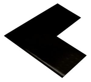 4 Inch Black Floor Marking Corners - 5S Floor Tape LLC
