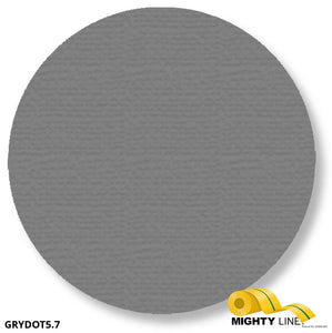 5.7 Inch Gray Floor Marking Dots - 5S Floor Tape LLC