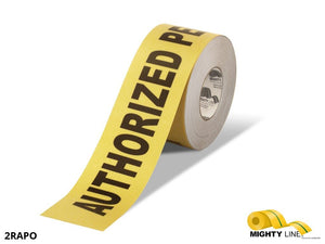 2 Inch – Authorized Personnel Only Floor Tape – 100’ Roll - 5S Floor Tape LLC