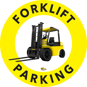 16 Inch - Forklift Parking Floor Sign - Floor Marking