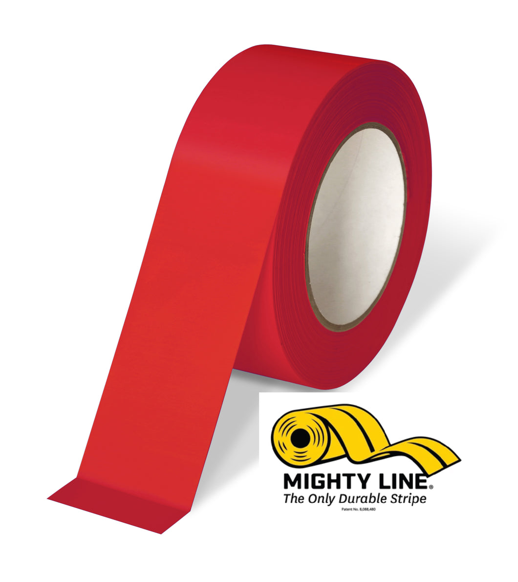 Red FlexLine Temporary Flagging Tape - 6mil Thick, 2
