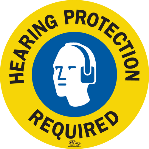 Blue Hearing Protection Required, 12