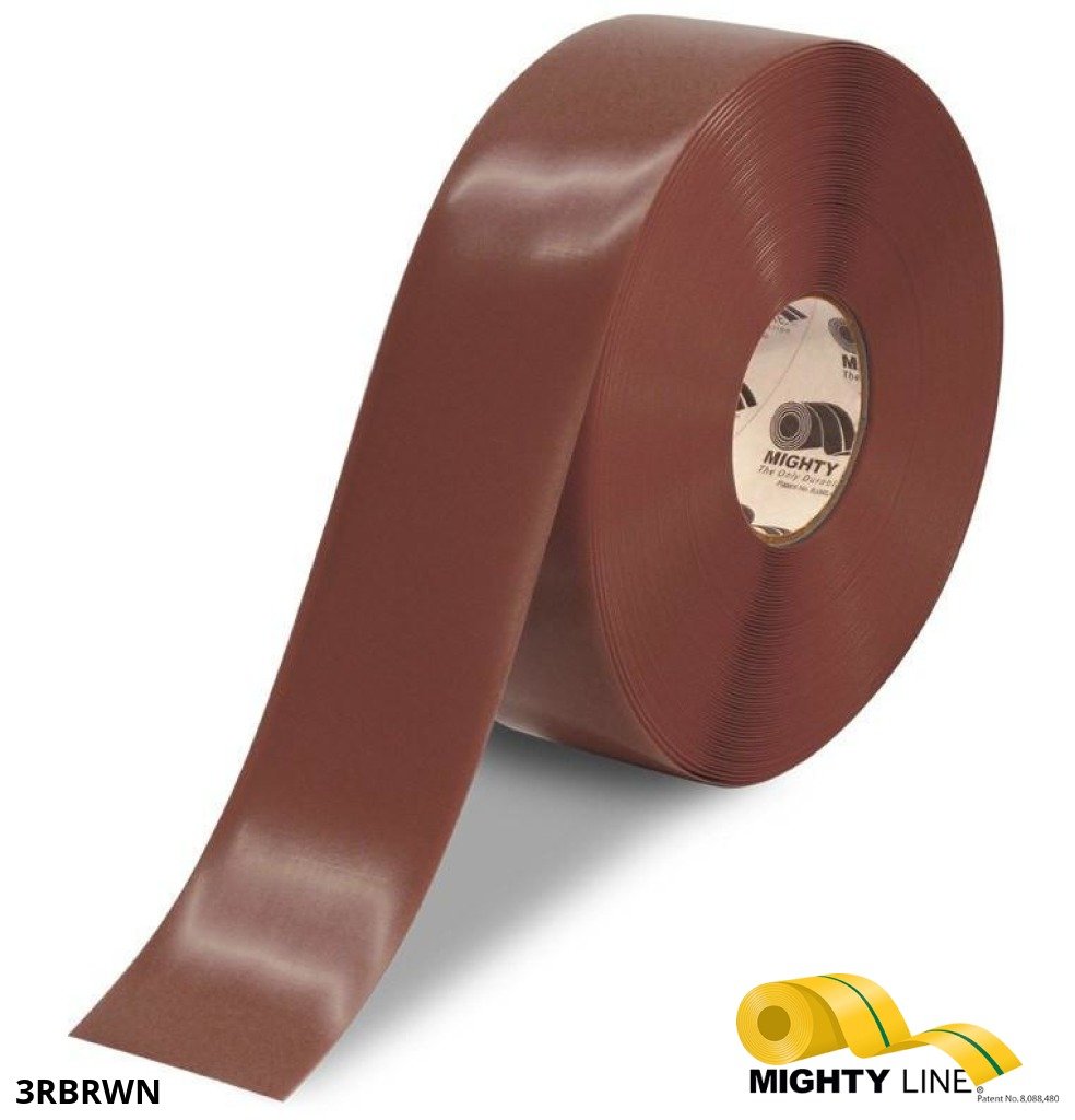 Brown Floor Tape from 5SFloorTape.com – 100’ Roll – 3 Inch Wide - 5S Floor Tape LLC