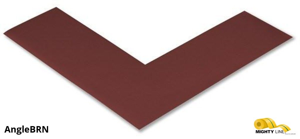 2 Inch Brown Floor Marking Corners - 5S Floor Tape LLC