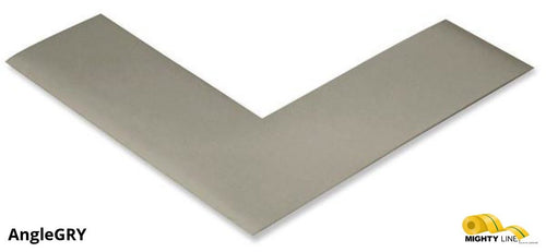 2 Inch Gray Floor Marking Corners - 5S Floor Tape LLC