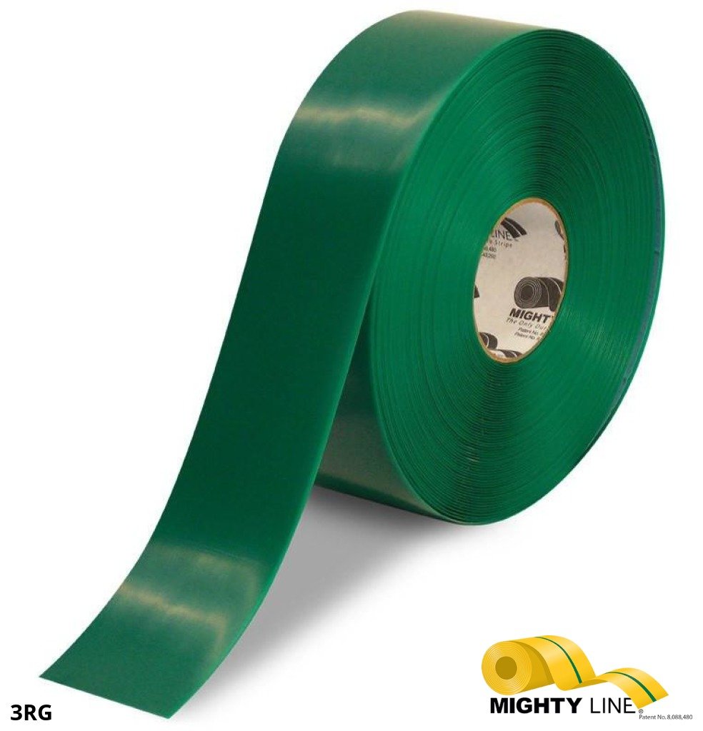 Green Floor Tape – 100’ Roll – 3 Inch Wide - 5S Floor Tape LLC